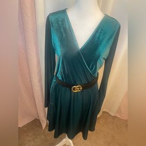 Womens velvet dress